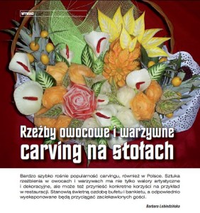 Carving na stołach