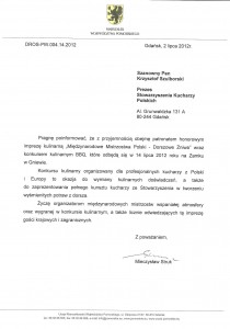Honorowy Patronat Marszałka Woj. Pomorskiego – Dorszowe Żniwa