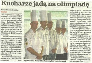 Relacje prasowe z prezentacji Pomerania-Culinary Team of Poland