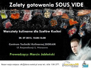 Zalety gotowania SOUS VIDE / Warsztaty