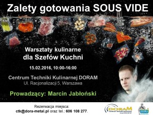 Poznaj sous vide – warsztaty