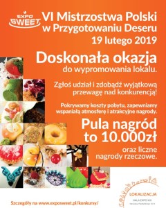 Mistrzostwa Polski w Przygotowaniu Deseru – ostatnia szansa na zgłoszenie udziału!